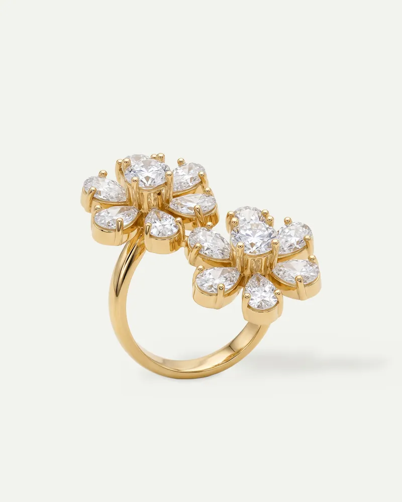 BRG6055, cluster ring shown in yellow gold